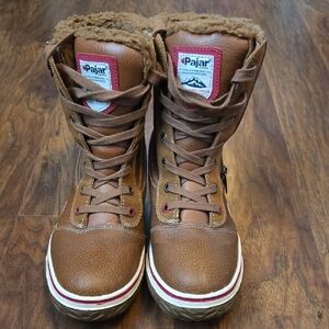 Pajar Brown Lace-Up Boots